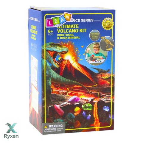 Zestaw Edukacyjny Eksperyment Wybuchowy Wulkan Dinozaury LEAN TOYS