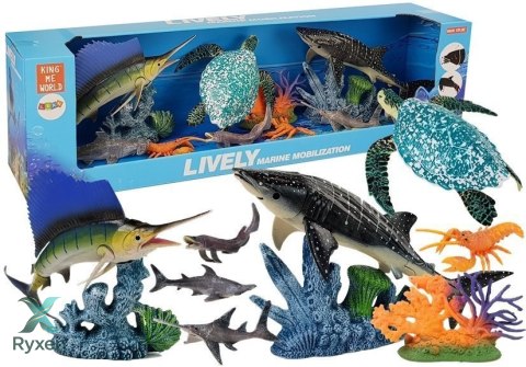 Zestaw Zwierząt Morskich Ruchome Elementy LEAN TOYS