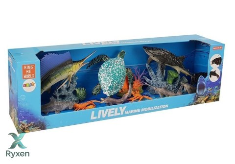Zestaw Zwierząt Morskich Ruchome Elementy LEAN TOYS