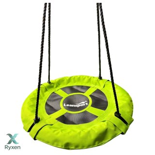 Huśtawka Ogrodowa Bocianie Gniazdo Dla Dzieci Zielona 60cm LEAN SPORT
