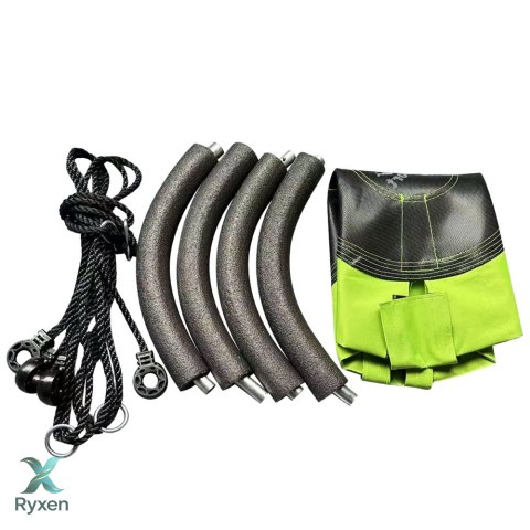 Huśtawka Ogrodowa Bocianie Gniazdo Dla Dzieci Zielona 60cm LEAN SPORT