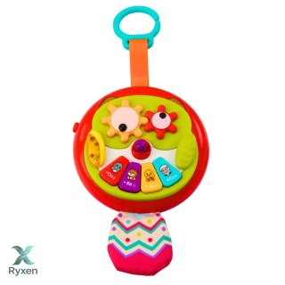 Interaktywna Sowa Zawieszka Ruchome Elementy Pianinko Szeleszczący Ogon LEAN TOYS