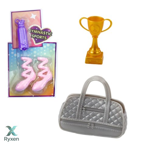 Lalka Anlily Baletnica Ruchome Kończyny Akcesoria Buty Torba Bidon Puchar LEAN TOYS