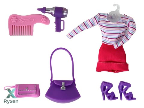 Lalka Lucy W Ciąży Zestaw Akcesoria XXL LEAN TOYS