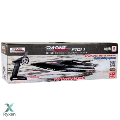 Łódź Motorówka FT011 Zdalnie Sterowana RC Bezszczotkowa 55km/h LEAN TOYS