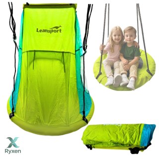 Namiot do Huśtawki Bocianie Gniazdo Zielony 110-120CM LEAN SPORT