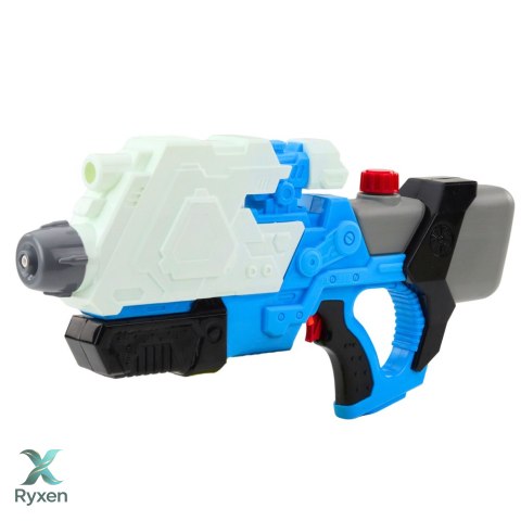 Pistolet Karabin Na Wodę Pompowany Mechanicznie Bialo-Niebieski 650ml LEAN TOYS
