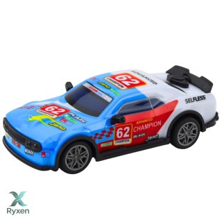 Samochód Sportowy Zdalnie Sterowany RC Światła Para Wodna Niebieski 1:22 LEAN TOYS