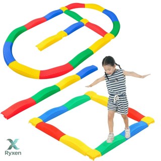 Ścieżka Sensoryczna Deski Równoważne 16 Desek Łączenia Antypoślizgi LEAN TOYS