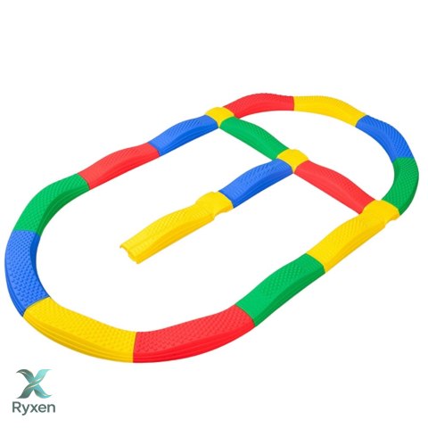 Ścieżka Sensoryczna Deski Równoważne 16 Desek Łączenia Antypoślizgi LEAN TOYS