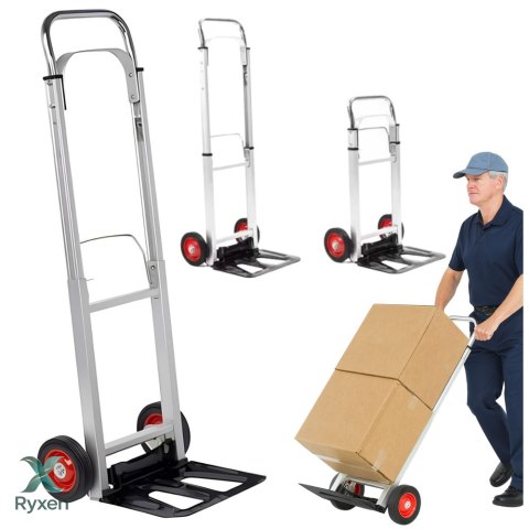 Wózek Transportowy Magazynowy Składany Aluminiowy 90kg LEAN