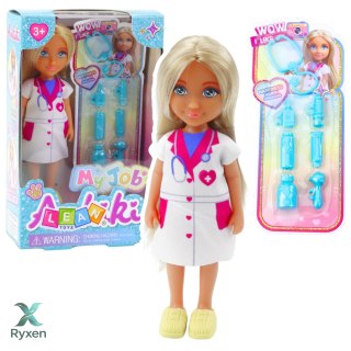 Zestaw Mini Laleczka Ankiki Lekarz Z Akcesoriami Do Leczenia LEAN TOYS
