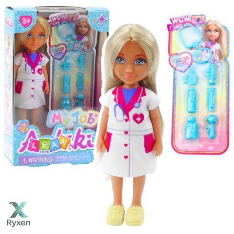 Zestaw Mini Laleczka Ankiki Lekarz Z Akcesoriami Do Leczenia LEAN TOYS