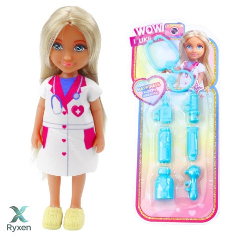 Zestaw Mini Laleczka Ankiki Lekarz Z Akcesoriami Do Leczenia LEAN TOYS