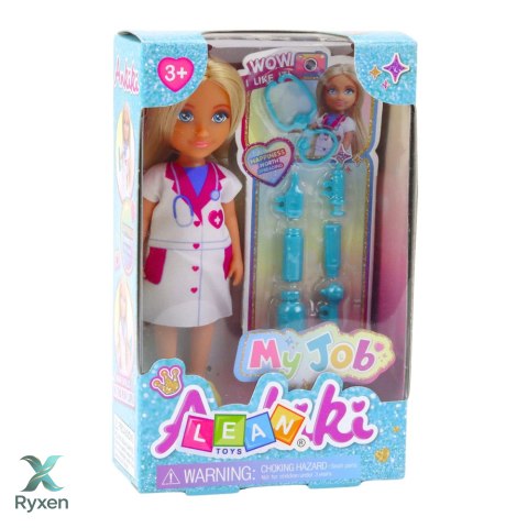 Zestaw Mini Laleczka Ankiki Lekarz Z Akcesoriami Do Leczenia LEAN TOYS