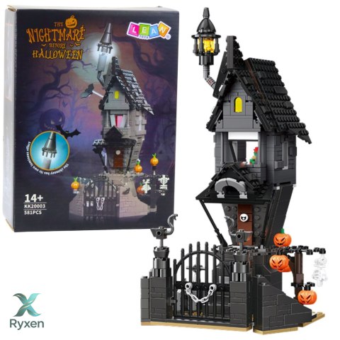 Klocki Konstrukcyjne Dom Strachu Halloween Wieża 581 el. LEAN TOYS