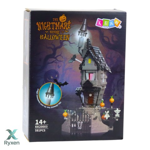 Klocki Konstrukcyjne Dom Strachu Halloween Wieża 581 el. LEAN TOYS