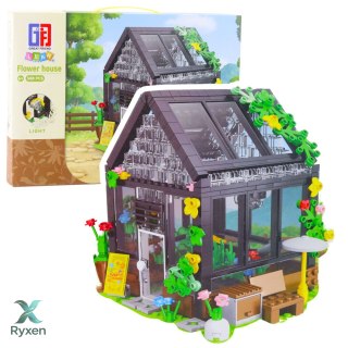 Klocki Konstrukcyjne Mini Szklarnia Domek Ogrodowy 588 el. LEAN TOYS
