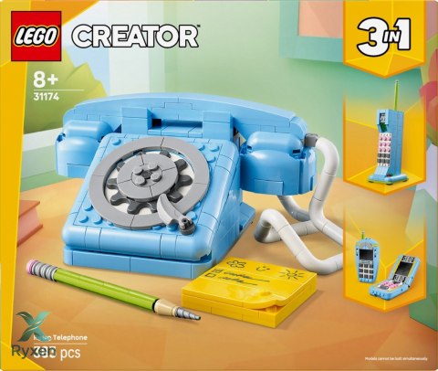 Klocki creator 31174 telefon w stylu retro LEGO