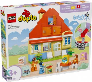 Klocki duplo bluey 10459 dom rodzinny blue z grą pamięciową LEGO