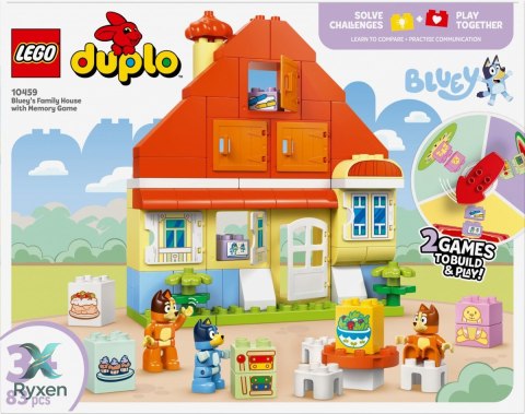 Klocki duplo bluey 10459 dom rodzinny blue z grą pamięciową LEGO