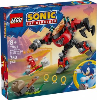Klocki sonic 77005 knuckles kontra dr. eggman w mechu egg crusher LEGO