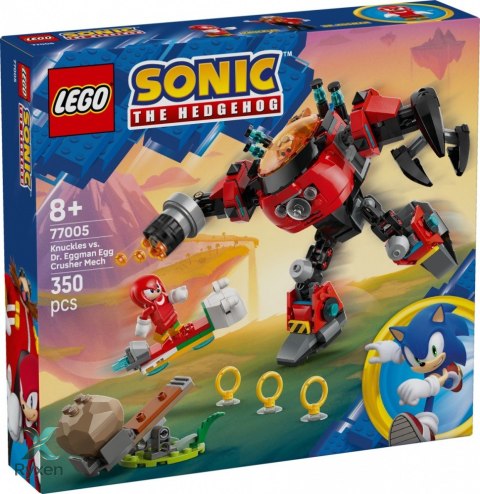 Klocki sonic 77005 knuckles kontra dr. eggman w mechu egg crusher LEGO