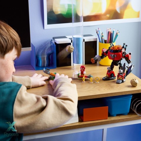 Klocki sonic 77005 knuckles kontra dr. eggman w mechu egg crusher LEGO