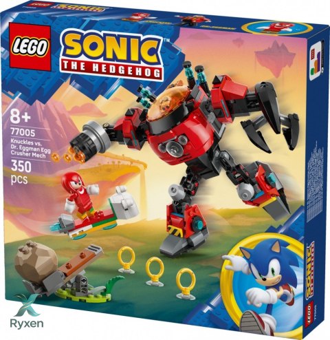 Klocki sonic 77005 knuckles kontra dr. eggman w mechu egg crusher LEGO
