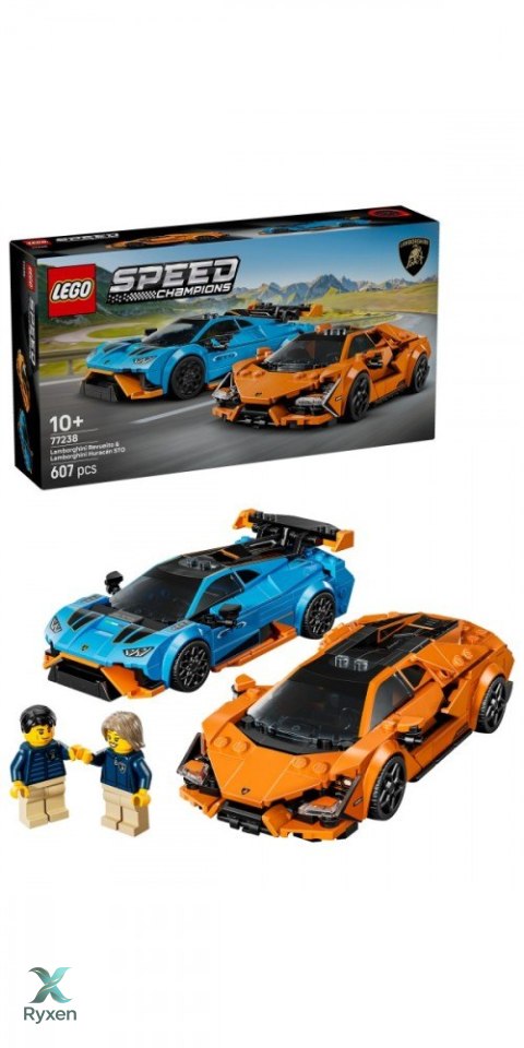 Klocki speed champions 77238 lamborghini revuelto i huracan sto LEGO
