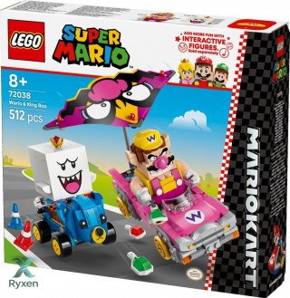 Klocki super mario 72038 mario kart - wario i king boo LEGO