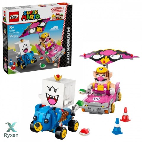 Klocki super mario 72038 mario kart - wario i king boo LEGO