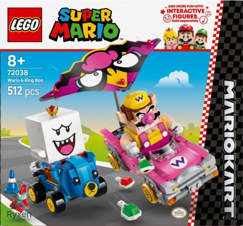 Klocki super mario 72038 mario kart - wario i king boo LEGO