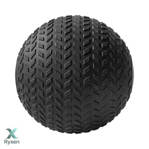 Mała piłka lekarska do ćwiczeń rehabilitacyjna Slam Ball 23cm 20kg, REBEL ACTIVE Rebel