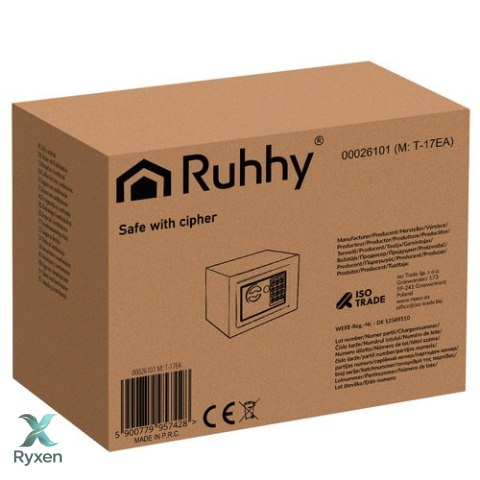 Sejf z szyfrem Ruhhy 26101 RUHHY