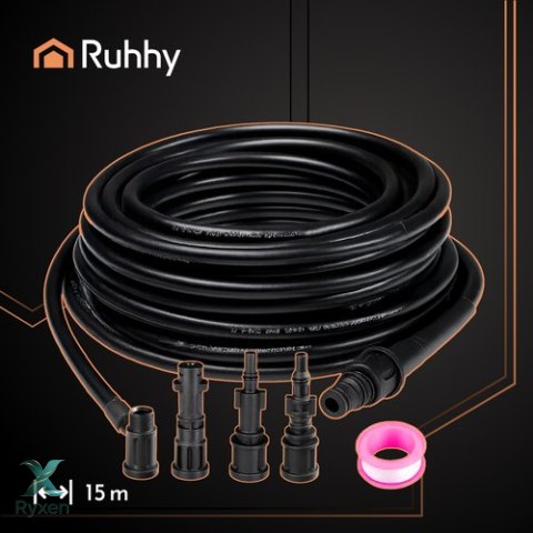 Wąż do czyszczenia rur z adapterem 15m Ruhhy 26132 RUHHY