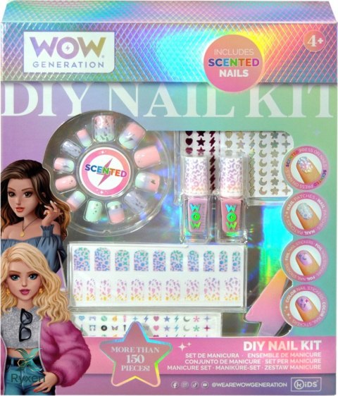 Zestaw do manicure z pachnącymi tipsami KIDS EUROSWAN