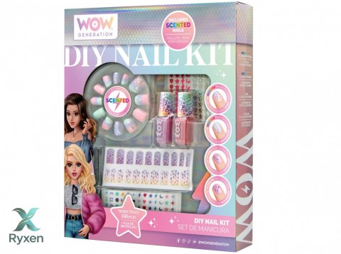 Zestaw do manicure z pachnącymi tipsami KIDS EUROSWAN