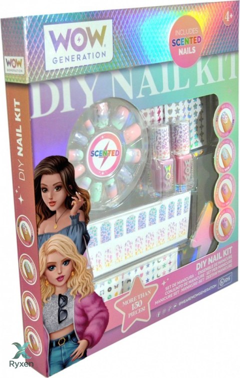 Zestaw do manicure z pachnącymi tipsami KIDS EUROSWAN