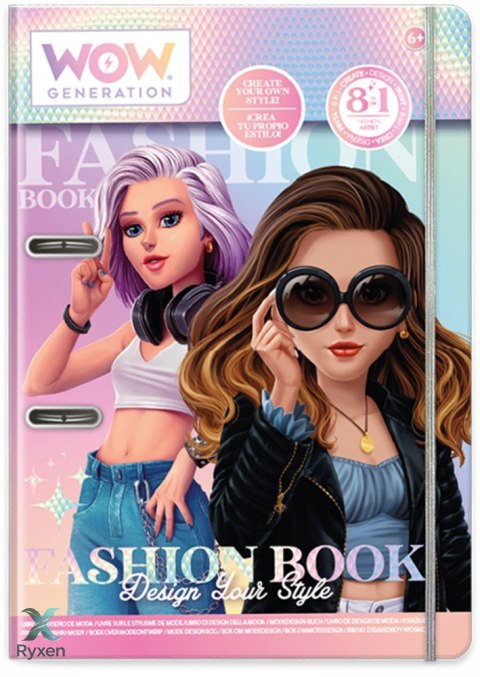 Zestaw fashion book zaprojektuj swój styl wow generation KIDS EUROSWAN