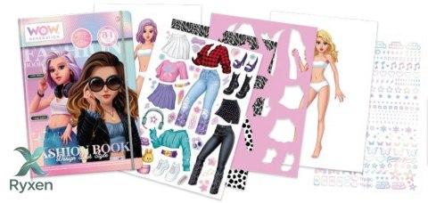 Zestaw fashion book zaprojektuj swój styl wow generation KIDS EUROSWAN