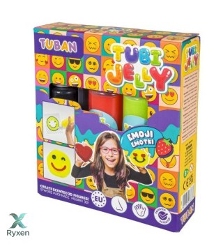 Zestaw tubi jelly emotki 3 kolory TUBAN