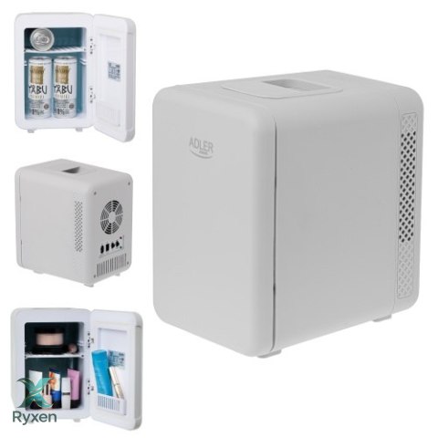 AD 8084 grey Mini lodówka 4l | chłodzenie i podgrzewanie | do domu i samochodu | system peltiera ADLER
