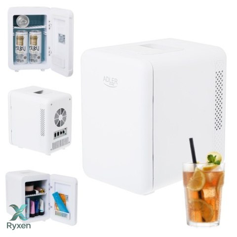 AD 8084 white Mini lodówka 4l | chłodzenie i podgrzewanie | do domu i samochodu | system peltiera ADLER