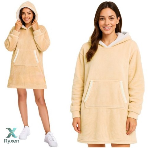 Bluza XXL - koc beżowy Ruhhy 26146 RUHHY