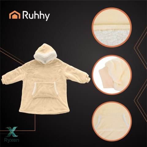 Bluza XXL - koc beżowy Ruhhy 26146 RUHHY