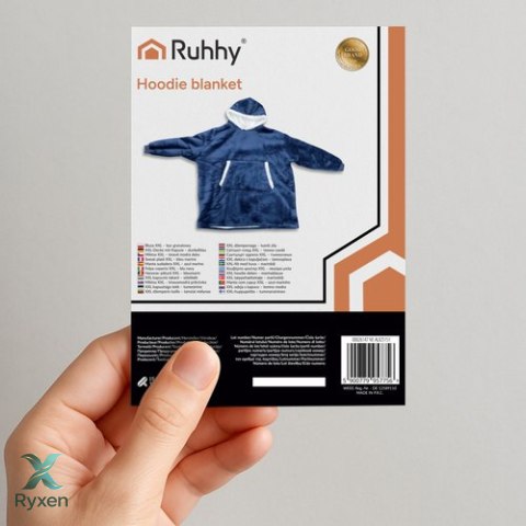 Bluza XXL - koc granatowy Ruhhy 26147 RUHHY