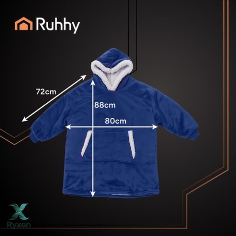 Bluza XXL - koc granatowy Ruhhy 26147 RUHHY