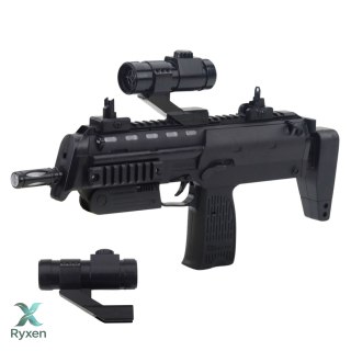 Karabin Zabawkowy Broń Światła Dźwięki Celownik Czarny 41cm LEAN TOYS