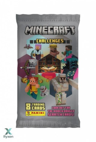 Karty minecraft saszetka display 18 sztuk PANINI KOLEKCJA